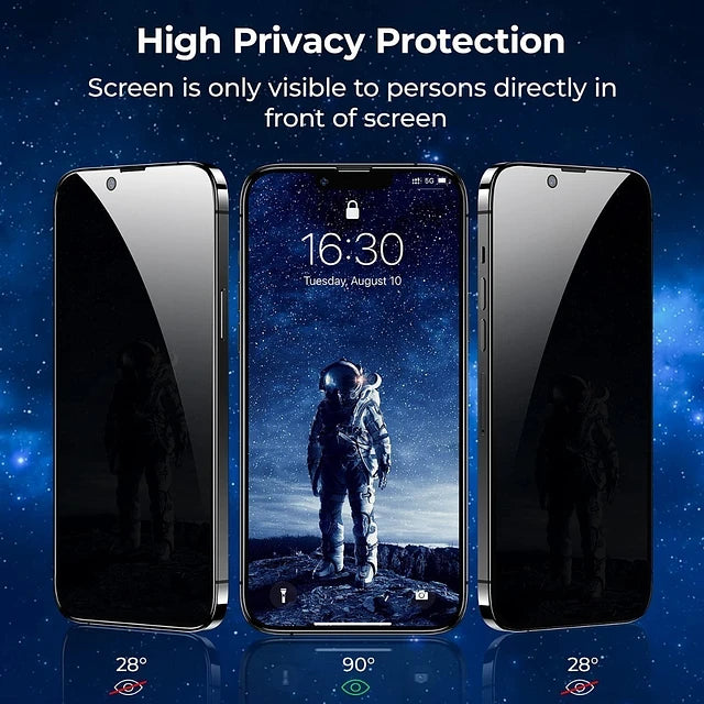 Vidrio Templado iPhone 14 Plus: Anti Espias Privacidad Calidad Superior