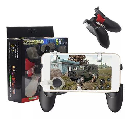 Gatillos Gamepad Joystick Pubg Mobile Smartphone 5 En 1 - Tubelux