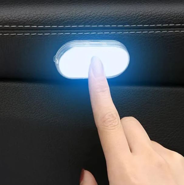 Luz LED Táctil Recargable USB Blanca para Muebles Roperos y Auto