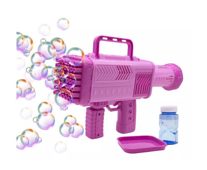 Pistola de burbujas ametralladora tipo Bazooka - Tubelux
