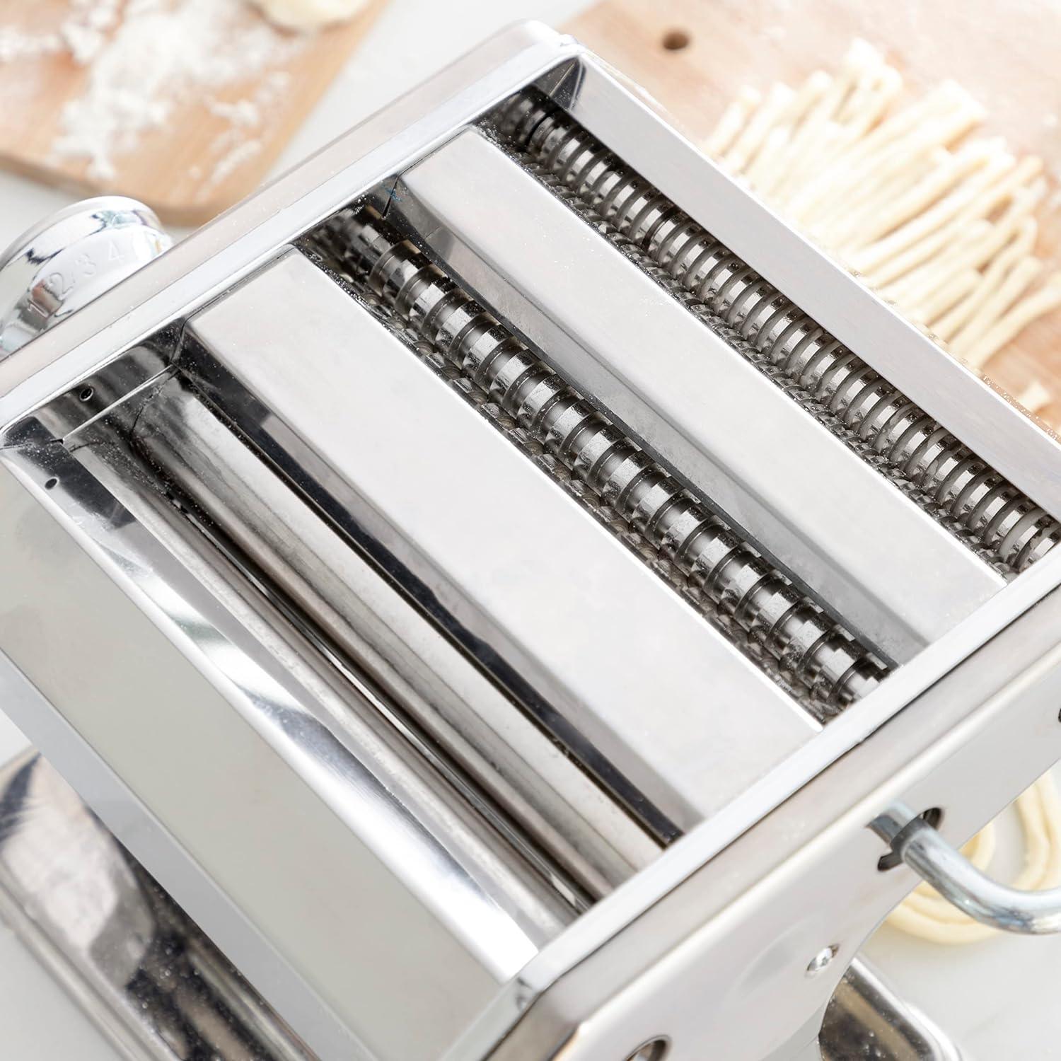 Máquina Manual Para Pasta Ravioles Y Tallarines de Acero Inoxidable - DSE