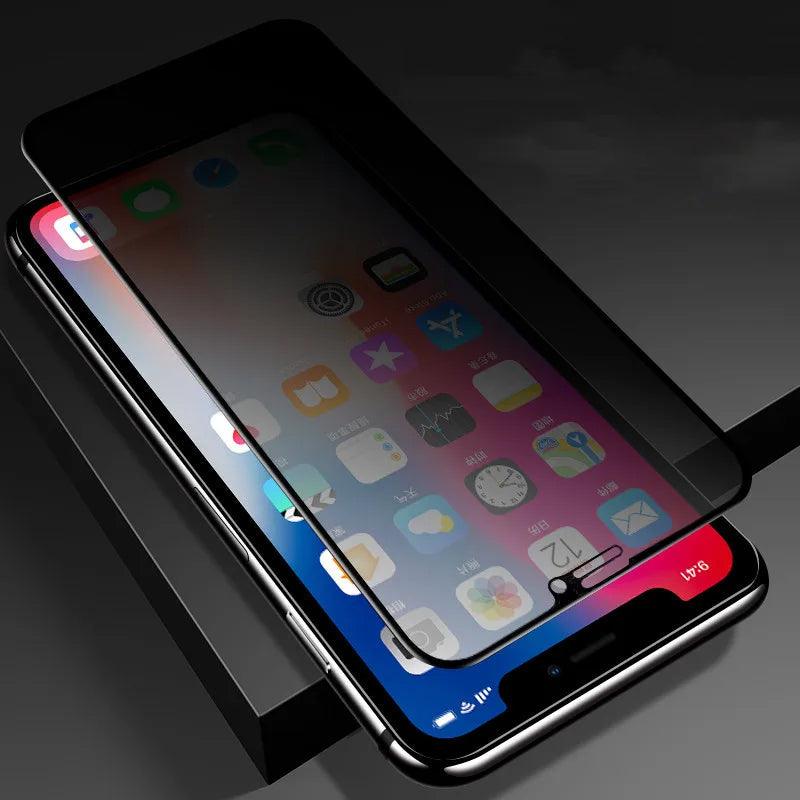 Vidrio Templado iPhone X Xs Anti Espia Full Cover Premium