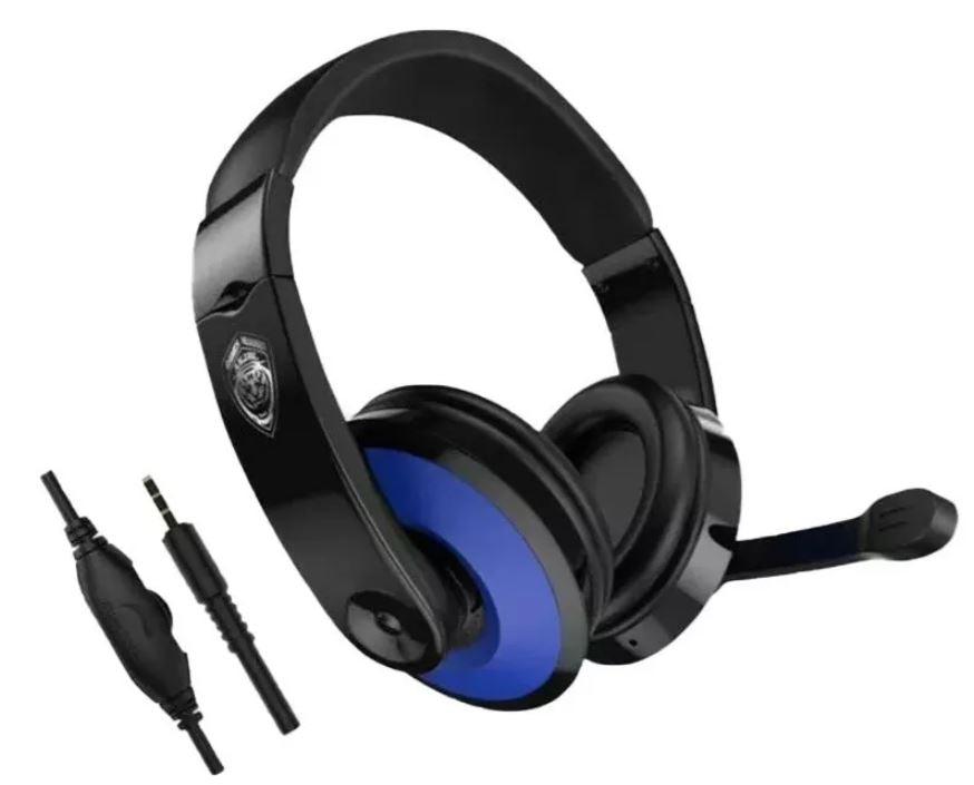 Auriculares Gamer Gamin Pc Ps4 Xbox Con Microfono - Azul