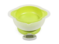 Balanza de Cocina Digital Plegable 1 a 5 Kg 2 Bowls - Tubelux