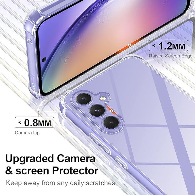 Copia de Protector Samsung A04e Transparente Borde Reforzado Alto Impacto - Tubelux