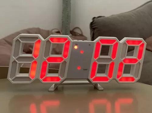 Reloj despertador Usb con números en luz led - Tubelux