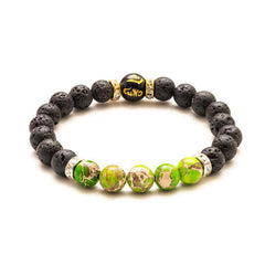 Armoniza tus Chakras: Pulsera de Alineación con Piedras Negras y Verde 5 - DSE