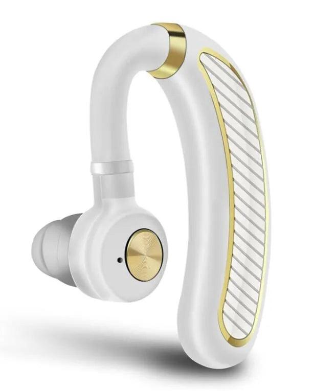 Auricular Manos Libres Bluetooth Blanco + Dorado - DSE