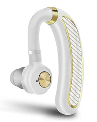 Auricular Manos Libres Bluetooth Blanco + Dorado - DSE