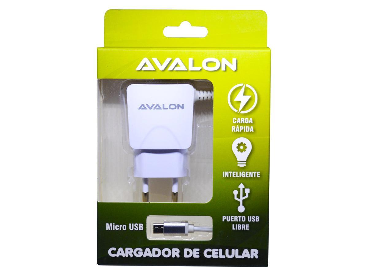 Cargador Completo Avalon Micro Usb Y Puerto Usb Libre 2,1 A - DSE