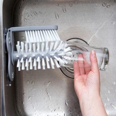 Cepillo Limpia Vasos Para Mesada Doble Practicidad y Rapidez - DSE