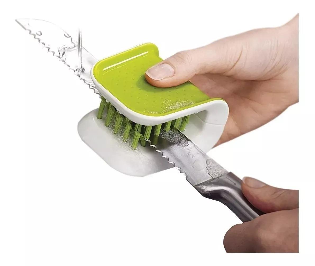Cepillo Limpieza Cubiertos Tenedores Cuchillos Practico - DSE