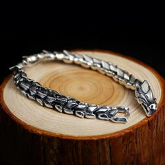 Elegancia Imperecedera: Pulsera Dragon Premium Silver. - DSE