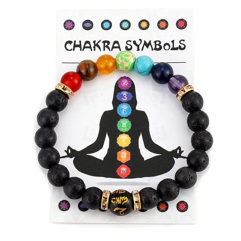 Equilibrio Interior: Pulsera Alineación Chakras con Piedras, Anillos V3 - DSE