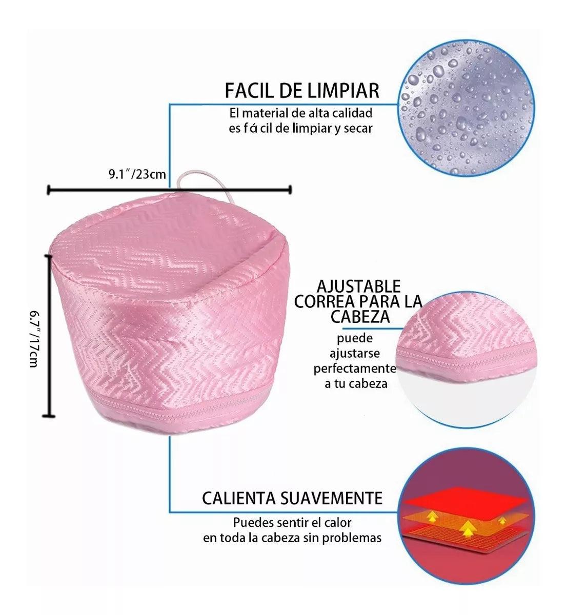 Gorra térmica peluquería baño crema Botox capilar - DSE