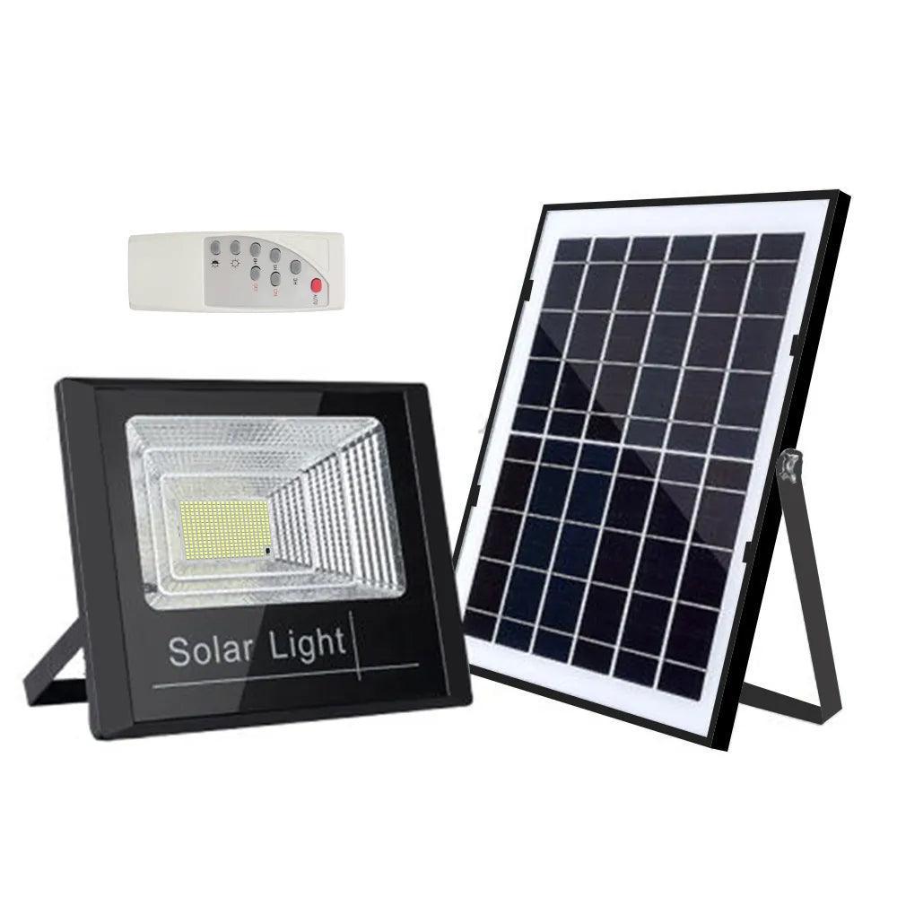 Iluminación Eficiente y Autosuficiente: Foco LED 300 y Panel Solar con Cable de 5M - DSE