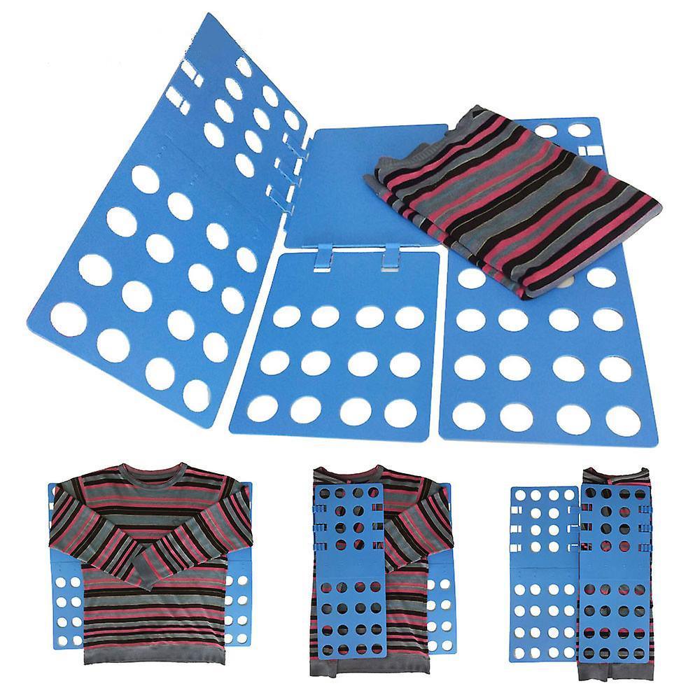 Kit de bandejas organizadoras de camisetas y remeras con tabla parar doblar perfecta la ropa - DSE