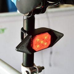 Luces LED traseras para Bicicletas Con Señalero Recargable USB - Tubelux
