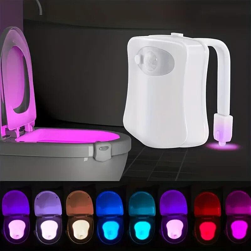 Luz Led Para Inodoro Multicolor Rgb Con Sensor De Movimiento - DSE