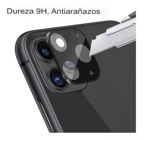 Vidrio templado full con marco para cámara de iPhone: protege de golpes y arañazos - Tubelux